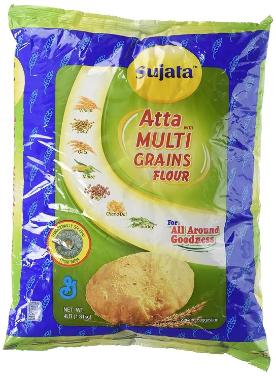 Sujata Atta - Multi Grains Flour 4lb., 1.8kg