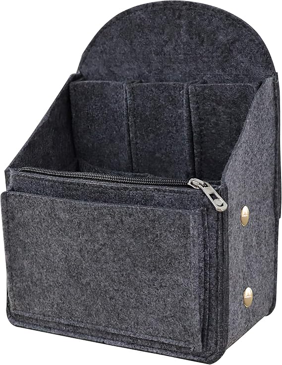Felt Backpack Organiser Insert for Backpack Rucksack Organiser Universal Bag in Bag Men or Women Shoulder Tote Bags Organiser Handbag Shoulder Bag Organisers,Grey-S