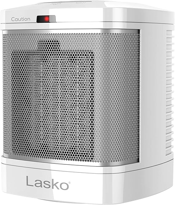 Lasko Electric Ceramic Space Heater for Bathroom - 8 - CD08200 - White