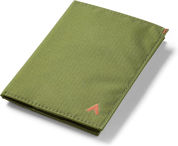 Allett Original Wallet, RFID Blocking Slim (Nylon, Cala Green)