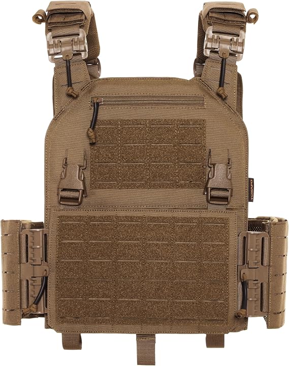 Mens Tactical Molle Vest Laser Cutting Modular Lightweight Quick Release Adjustable Vests