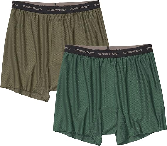 ExOfficio mens Give-n-go Boxer Shorts 2 Pack