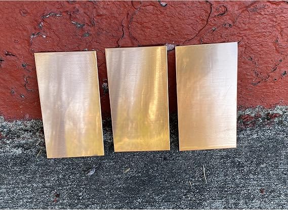 1.75"x3.5" Rectangular Copper Stamping Blanks (10 Pack)