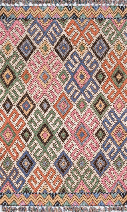 Momeni Tahoe Wool Area Rug, 7'6" X 9'6", Multi