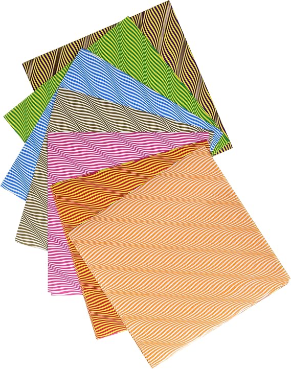 Aitoh WV-200 Colorwave Origami Paper, 6-Inch by 6-Inch, 40-Pack